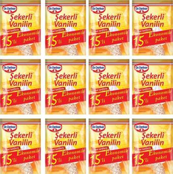 Dr. Oetker Şekerli Vanilin 15'li 75 gr x 12 Paket