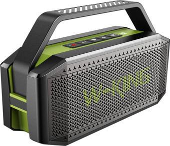 W-King D9-1 Bluetooth Hoparlör 100W Boombox 40S Dinleme IPX6 Kablosuz Stereo TWS Ses Bombası Yeşil