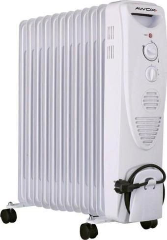 Awox 12F DilimFanlı 2900 W Yağlı Radyatör Gri