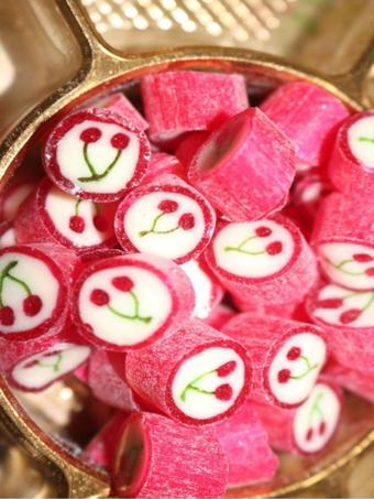 Şekerci Yaşar Vişne Desenli Lolly Şeker 500 Gr