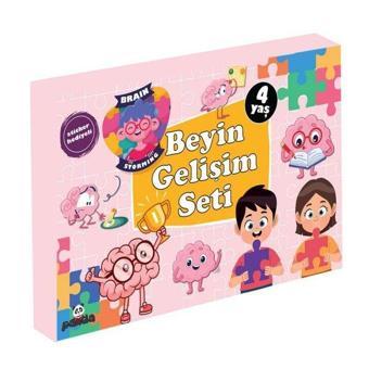 4 Yaş Beyin Gelişim Seti - Sticker Hediyeli - 3 Kitap Takım - Afife Çoruk - Panda