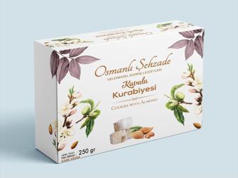 Osmanlı Şehzade Kavala Kurabiyesi 250Gr Kare Kesim