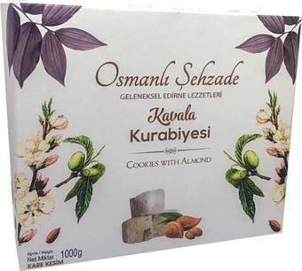 Osmanlı Şehzade Kavala Kurabiyesi Kare Kesim 1000 Gr