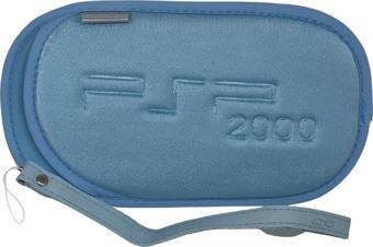 YUES Psp 2000/3000 Soft Çanta Kılıf Bileklik Mavi (PSP 2000/3000 UYUMLU)