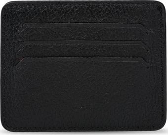 Erkek Hakiki (Gerçek) Deri Kartlık Floater Desen Siyah 114506