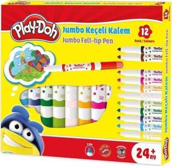 Play-Doh Jumbo Keçeli Kalem 6Mm 12'Li