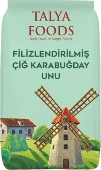 Talya Foods Filizlendirlmiş Glutensiz Çiğ Karabuğday Unu 2 Kg