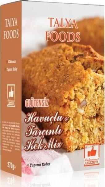 Talya Foods Glutensiz Kek Mix Havuç & Tarçın 270 Gr