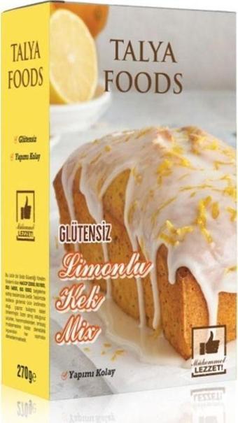 Talya Foods Glutensiz Limonlu Kek Mix 270 Gr