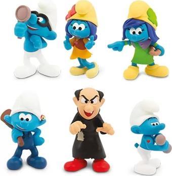 Giochi Preziosi Şirinler 6'lı Figür Seti PUF14000 - Gargamel Figürlü Set