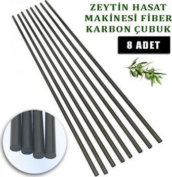 Zeytin Hasat Makinesı Karbon Fiber Çubuk  5 mm Düz 8 Adet