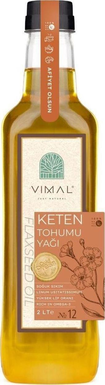 Vımal Keten Tohumu Yağı 2 Lt.