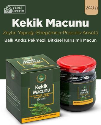 Mesirişifa Kekik Macunu Zeytin Yaprağı, Ebegümeci, Propolis, Arı Sütü, Ballı Andız Pekmezli Macun 240G