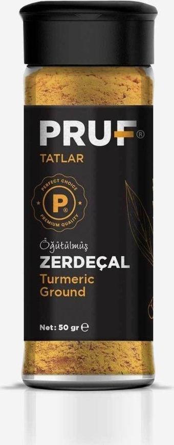 Pruf Zerdeçal Öğütülmüş 50 Gr. Cam Şişe