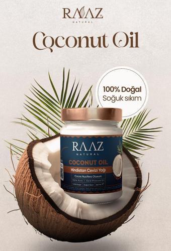 Raaz Hindistan Cevizi Yağı Soğuk Sıkım Coconut Oil 260 Ml