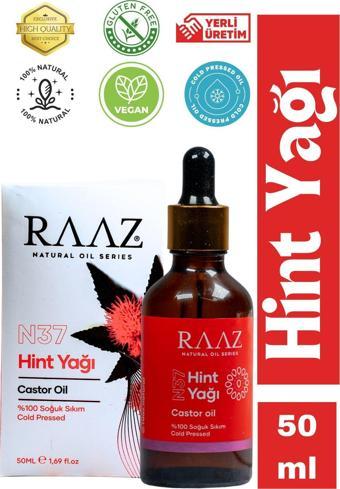 Raaz Hint Yağı Soğuk Sıkım %100 Saf 50 Ml