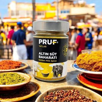 Pruf Altın Süt Baharatı / Golden Milk Spice 145 Gr. Cam Kavanoz