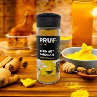 Pruf Altın Süt Baharatı Golden Milk Spice 45 Gr Cam Şişe