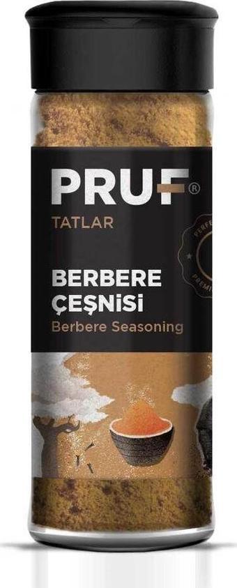 Pruf Berbere Çeşnisi 45 Gr./ Berbere Seasoning 45 Gr. Sağlıklı Cam Şişe