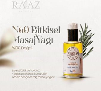 Raaz N60 Bitkisel Masaj Yağı Natural Massage Oil