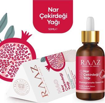 Raaz Nar Çekirdeği Yağı - %100 Saf Nar Çekirdeği Yağı - Soğuk Sıkım - 50 Ml