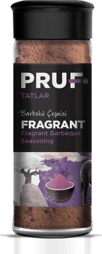 Pruf Fragrant Barbekü Çeşnisi / Fragrant Bbq Seasoning 45Gr. Sağlıklı Cam Şişe