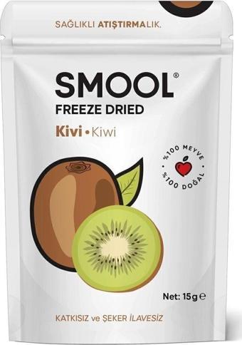 Smool Freeze Dried Kivi (Dondurularak Kurutulmuş) 15 Gr Sağlıklı Atıştırmalık Freeze Dry Kiwi