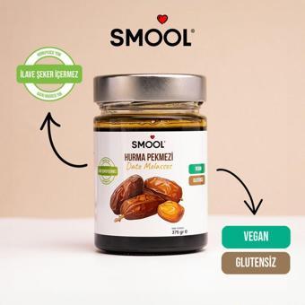 Smool Hurma Pekmezi 375 Gr, %100 Doğal, Katkısız, Şeker İlavesiz, Koruyucusuz, Date Molasses