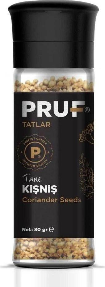 Pruf Kişniş Tane / Corriander Seeds 25 Gr. Sağlıklı Cam Şişe