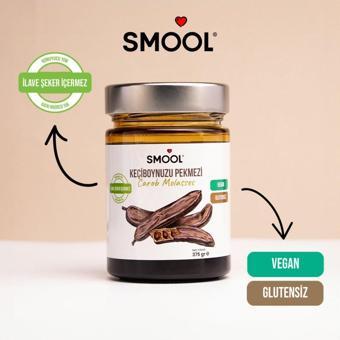 Smool Keçiboynuzu Pekmezi (Harnup Pekmezi) 375 Gr, %100 Doğal, Katkısız, İlave Şekersiz, Carob Molasses