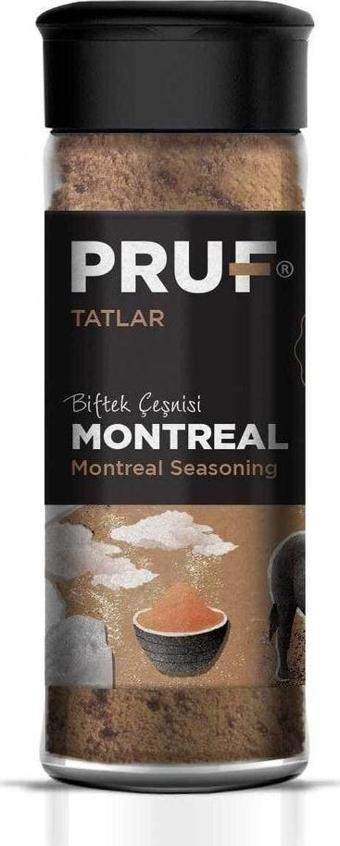 Pruf Montreal Biftek Çeşnisi / Montreal Seasoning 40 Gr. Sağlıklı Cam Şişe