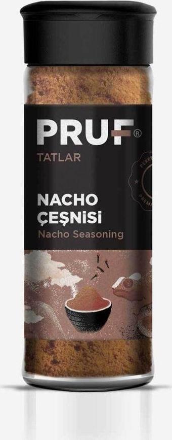 Pruf Nacho Baharatı / Nacho Çeşnişi / Nacho Seasoning 45 Gr. Sağlıklı Cam Şişe