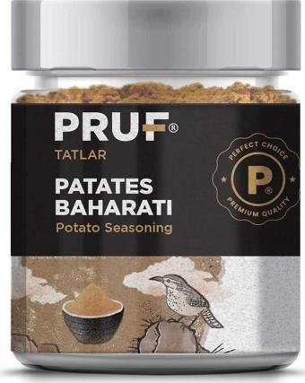 Pruf Patates Baharatı / Patato Seasoning 145 Gr. Sağlıklı Cam Kavanoz