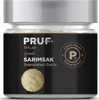 Pruf Sarımsak Granül 115 Gr. Cam Kavanoz