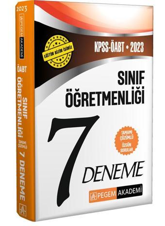 2023 KPSS ÖABT Sınıf Öğretmenliği 7 Deneme - Pegem Akademi Yayıncılık