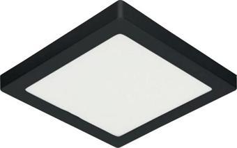 HOROZ Selena 24W Kare Led Armatür Plastik SİYAH 7000k IP20