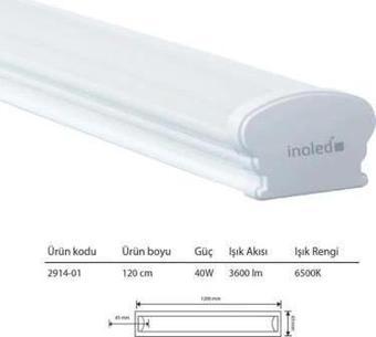 İNOLED 40W LED ETANJ ARMATÜR IP65 6500K 120CM