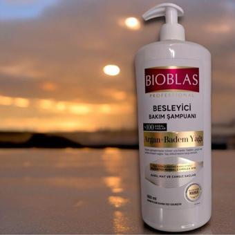 Bioblas Argan + Badem Yağı Ml Professional Besleyici Bakım Şampuanı % 100 Doğal Yağlar