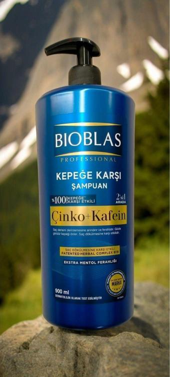 Bioblas Çinko + Kafein 900 Ml Professional Kepeğe Karşı Şampuan % 100 Kepeğe Karşı Etkili