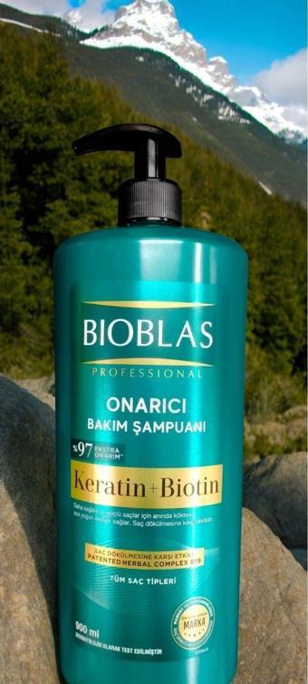 Bioblas Keratin + Biotin 900 Gr Professional Onarıcı Bakım Şampuanı % 97 Extra Onarım