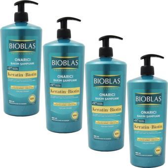 Bioblas Keratin Ve Biotin Onarıcı Bakım Şampuan 900 Ml 4 Adet