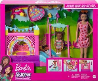 HHB67 Barbie  Bebek Bakıcısı Skipper Oyun Evi Seti