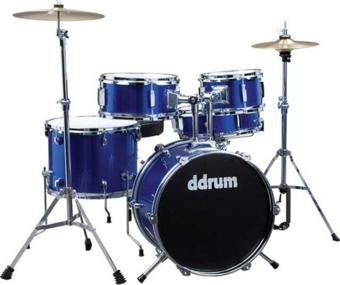 DDRUM D1 - Junior Davul Seti - Police Blue-Mavi Renk Junior Boy Akustik Bateri Seti