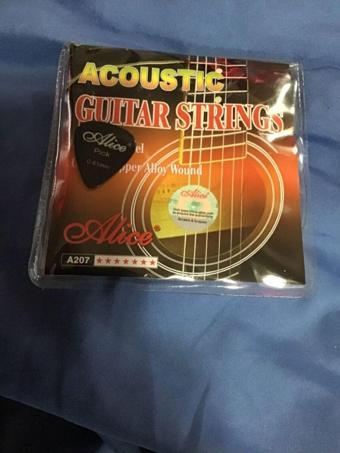 Alice A-207-Xl (10-47) Akustik Gitar Tel Seti-Pena Hediyeli