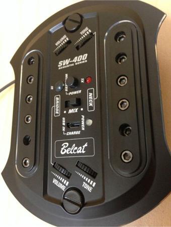 BELCAT Sw-400 Akustik Gitarlar Için Kablosuz Sistem Manyetik Ekolayzer Seti Profesyonel