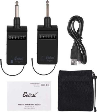 BELCAT T3 R3 Uhf Dijital Profesyonel Kablosuz Enstrüman Alıcı-Verici Sistem