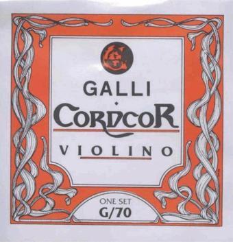 GALLİ Italy G070 Cordcor Profesyonel Keman Tel Seti
