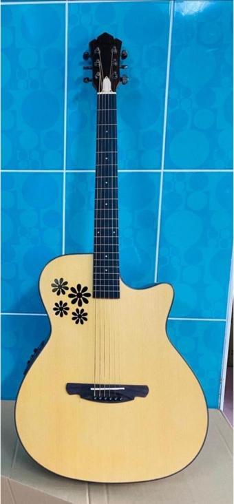 Champes Ch7-Ceq Ceviz Ağacı 41'' Jumbo Elektro Akustik Gitar-Kılıf Ve Pena Hediyeli
