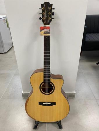 Champes Md-4028C Üst Kalite Akustik Gitar-Mat Maun Ağacı-