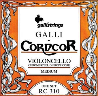 GALLİ Rc310 Chromcomesteel Medıum Profesyonel Çello Tel Seti